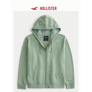 HOLLISTER24春夏毛圈布宽松卫衣帽衫 男女装 357935-1 鼠尾草色 XXL (185/124A)