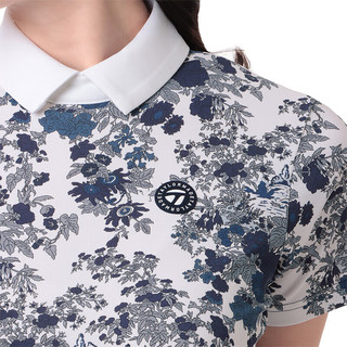 Taylormade泰勒梅高尔夫服装2024新款夏季女士户外运动舒适休闲短袖POLO衫 M1979