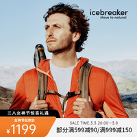 破冰者 icebreaker24新品 美丽奴羊毛男Realfleece™薄抓绒长袖拉链外套-0A56VZ