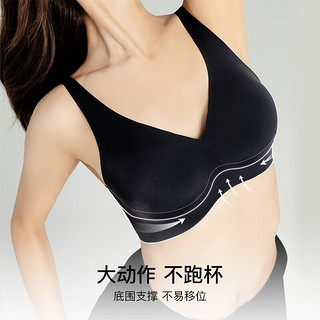 软支撑3D反重力细肩带文胸内衣女聚拢无痕文胸罩