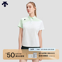 DESCENTE迪桑特WOMEN’S TRAINING系列女士短袖POLO衫夏季 MT-MINT 2XL (180/96A)