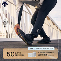 DESCENTE迪桑特跑步系列运动男女同款EASE WIRE春季 BK-黑色 36.5