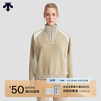 DESCENTE迪桑特 WOMEN’S SKI系列女士针织套头衫 BE-BEIGE M(165/84A)