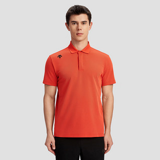 DESCENTE迪桑特综训训练系列运动男士短袖POLO衫夏季 DO-DARK ORANGE 3XL (190/108A)