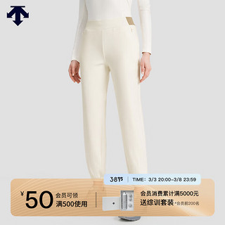 DESCENTE迪桑特WOMEN’S TRAINING系列女士针织运动长裤春季 CR-CREAM S(160/62A)