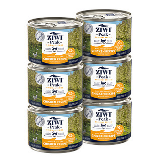 ZIWI 滋益巅峰 主食零食猫罐头185g *6罐 鸡肉味 布偶加菲英短蓝猫通用湿粮