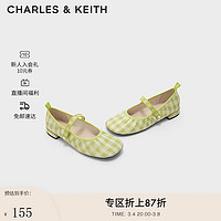 CHARLES & KEITH 女士低跟玛丽珍鞋 CK1-70360134-A 绿色 36