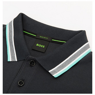 HUGO BOSS HUGOBOSS23夏季新款纯色棉质经典简约男士休闲短袖POLO衫