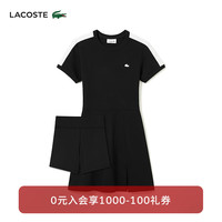 法国拉科斯特 LACOSTE女装24春季时尚修身连衣裙EF3873 031/黑色 40/170