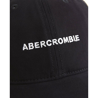 ABERCROMBIE & FITCH男装 美式街头潮流Logo黑色休闲百搭棒球帽 355604-1 黑色 ONE SIZE