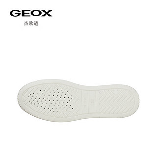 GEOX 杰欧适 男鞋2024年早春小白鞋圆头舒适时尚休闲鞋U45GFB 白色C1000 43