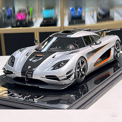 38焕新中精质造124柯尼塞格one日内瓦车展限定版模型车门一键弹射开启