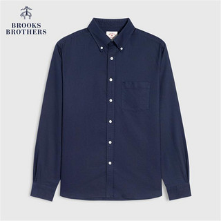 限尺码：Brooks Brothers 男士纯棉扣结领衬衫 1000091377