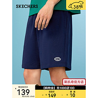 斯凯奇（Skechers）男子休闲短裤L224M077 海军蓝/00DU L