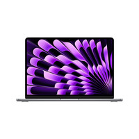Apple 苹果 MacBook Air 2024款 13.6英寸 轻薄本 深空灰色(M3 8+10核、核芯显卡、8GB、1TB SSD、2560*1664、LED、60Hz)