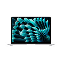 Apple 苹果 MacBook Air 2024款 13.6英寸 轻薄本 银色(M3 8+10核、核芯显卡、8GB、1TB SSD、2560*1664、LED、60Hz)