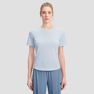 DESCENTE迪桑特WOMEN’S TRAINING系列女士短袖针织衫夏季 LB-LIGHT BLUE XS (155/76A)