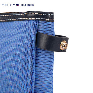 TOMMY HILFIGER24春季女装字母满印可拆卸小包大容量手提托特包15971 深蓝色DW6 OS