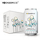  Yocharm 云臣 百香果味苏打汽水 0糖0脂0卡 调酒气泡苏打水 330ml*24罐　