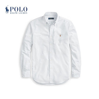 Polo Ralph Lauren 拉夫劳伦男装 经典版条纹牛津布衬衫RL13888 400-淡蓝色