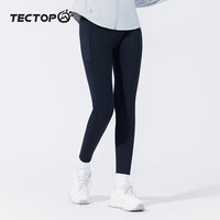 探拓（TECTOP）休闲裤 户外女士透气轻薄运动长裤2422154ZZ女款经典黑L