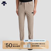 DESCENTE迪桑特DUALIS系列都市通勤男士梭织运动长裤夏季 BR-BROWN M(170/80A)