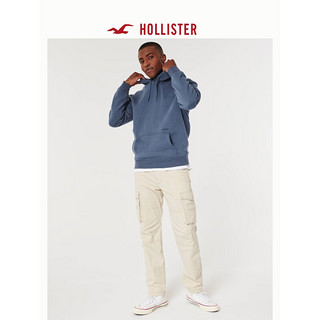 HOLLISTER 美式百搭抓绒保暖休闲款Logo帽衫卫衣 男 355644-1 海军蓝色 XS