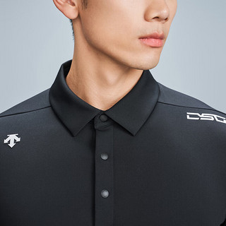 DESCENTEGOLF 迪桑特高尔夫FIELD系列男士短袖POLO衫24春季 BK-BLACK L (175/96A)