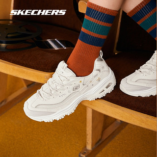 Skechers斯凯奇女子花心熊刺绣熊猫鞋经典复古老爹鞋休闲运动鞋