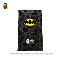 BAPE ×DC联名猿人头蝙蝠侠超人图案满幅迷彩毛巾M182906G