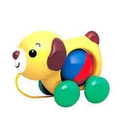 Toyroyal 乐雅 日本皇室玩具 婴儿学步儿童玩具手拉小狗/小鸭 手拉动物