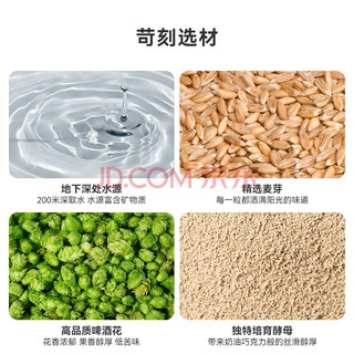 巴荔 原浆啤酒 德式工艺 白啤小麦啤酒 1L*2罐