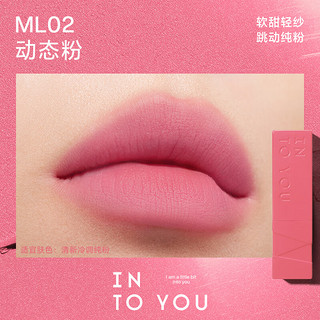 INTO YOU哑光口红丝绒不拔干雾面女  ML02 ML02 动态粉