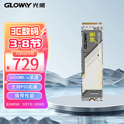 GLOWAY 光威 2TB SSD固态硬盘 M.2接口(NVMe协议) PCIe 4.0x4 神策系列