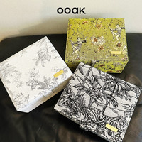 OOAK复古高颜值珠宝首饰戒指项链首饰盒收纳双层