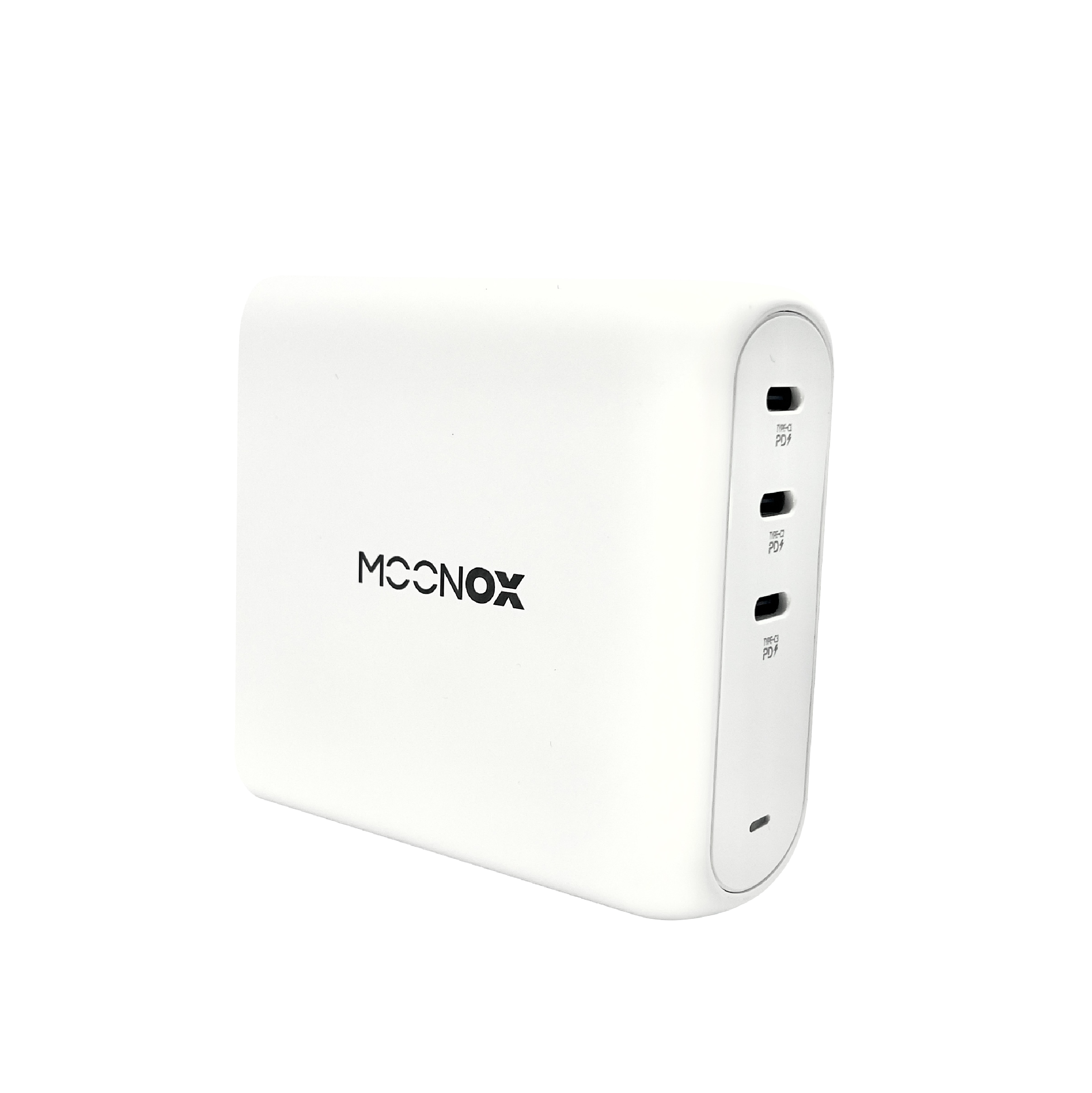 MOONOX全功能140W氮化镓GaN充电头PD3.1快充USBC带PFC适用于苹果电脑iPhone15/iPad联想小米iPad笔记本电脑