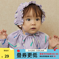 papa爬爬春季新款男女宝宝纯棉围嘴婴儿口水巾柔软吸水洋气可爱