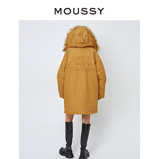 MOUSSY 春季N3B可拆卸连帽派克服外套女028FAW30-5220 550驼色 00002