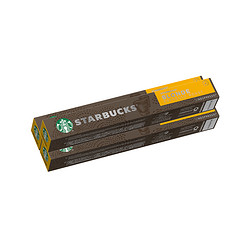 STARBUCKS 星巴克 53g*3盒Blonde轻度烘焙浓缩甘醇NESPRESSO胶囊咖啡