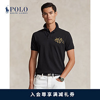 Polo Ralph Lauren 拉夫劳伦 男装 24春三匹小马Polo衫RL17701 001-Polo黑 M