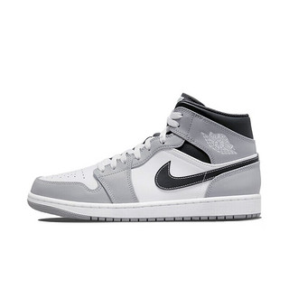 NIKE 耐克 AIR JORDAN 正代系列 Air Jordan 1 Mid 男子篮球鞋 554724-078 灰色 42.5