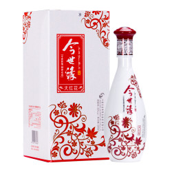 88vip今世缘大红花500ml6瓶整箱装42度浓香型白酒纯粮口粮酒
