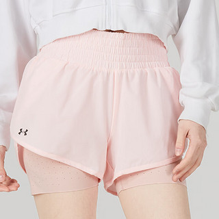 安德玛（UNDERARMOUR）女裤 时尚潮流运动裤跑步训练休闲裤子梭织短裤 1361154-658 M