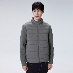 peacebirdmen太平鸟男装奥莱冬季轻薄针织羽绒服外套男