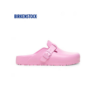 BIRKENSTOCK包头拖鞋男女外穿时尚休闲拖鞋EVA Boston系列 粉色窄版1027403 46