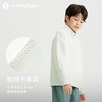 Moody Tiger moodytiger儿童卫衣24春季新品男女童学生长袖宽松个性运动套头衫