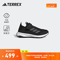 adidas阿迪达斯TERREX VOYAGER 21男小童户外舒适一脚蹬运动鞋 黑色/灰色 30(180mm)