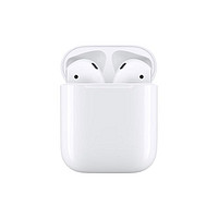 有券的上、PLUS会员：Apple 苹果 AirPods 半入耳式真无线蓝牙耳机 白色