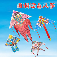 KIDNOAM 儿童户外 diy风筝（送50米线+6色颜料+1支笔） 图案