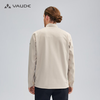 巍德（VAUDE）软壳衣男士户外防泼水p棉马甲内胆三合一外套VG2410107 浮岩灰 XXL